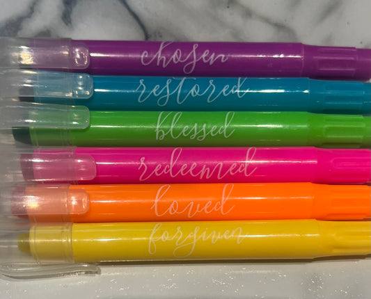 Lateral Gig | SCENTED Bright Neon Gel Bible Highlighters